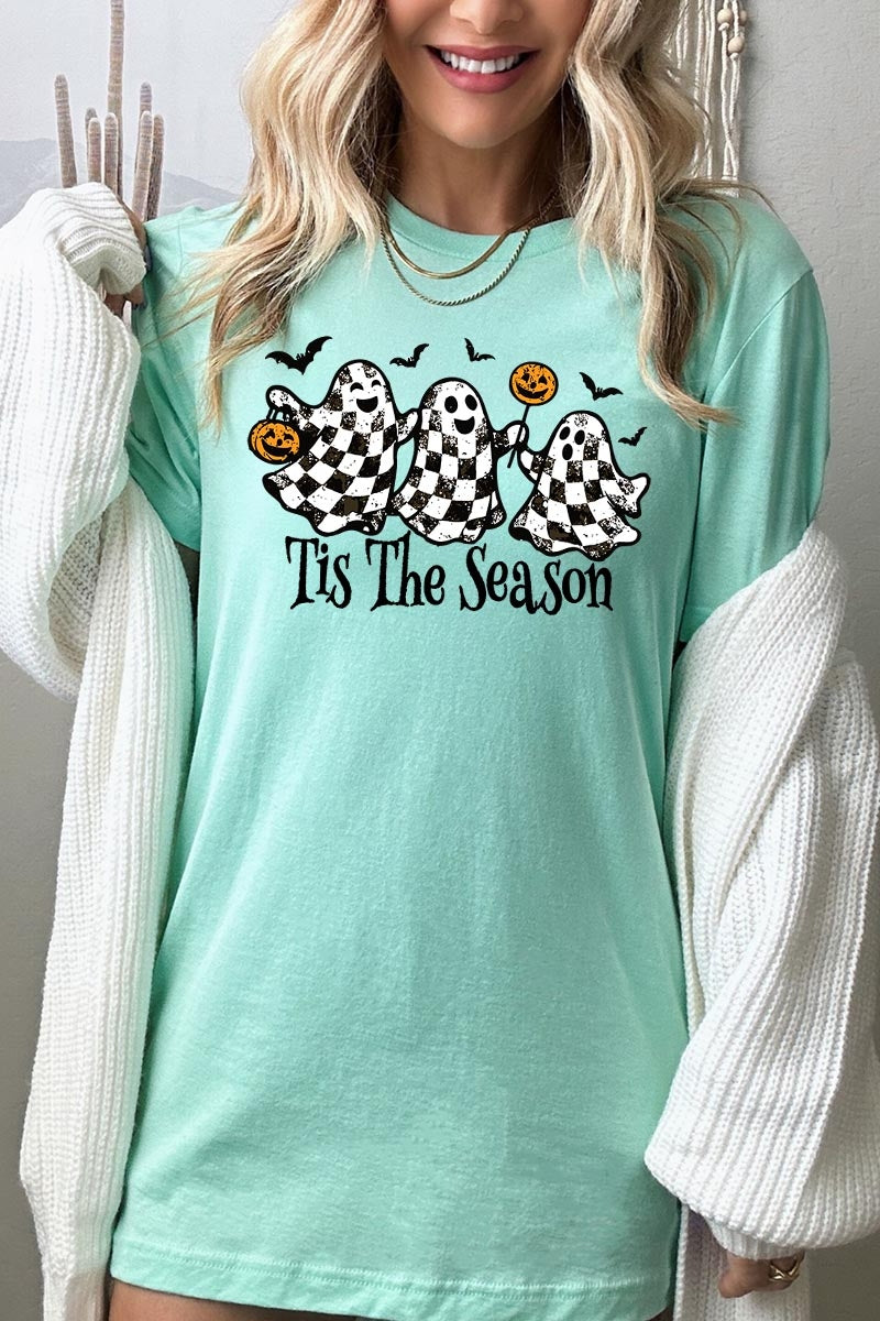 US3001P-E3124 Retro Ghosts Graphic Plus Tee $16