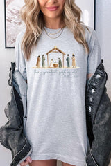 US3001-E3183 Nativity Gift Graphic Tee $12.5