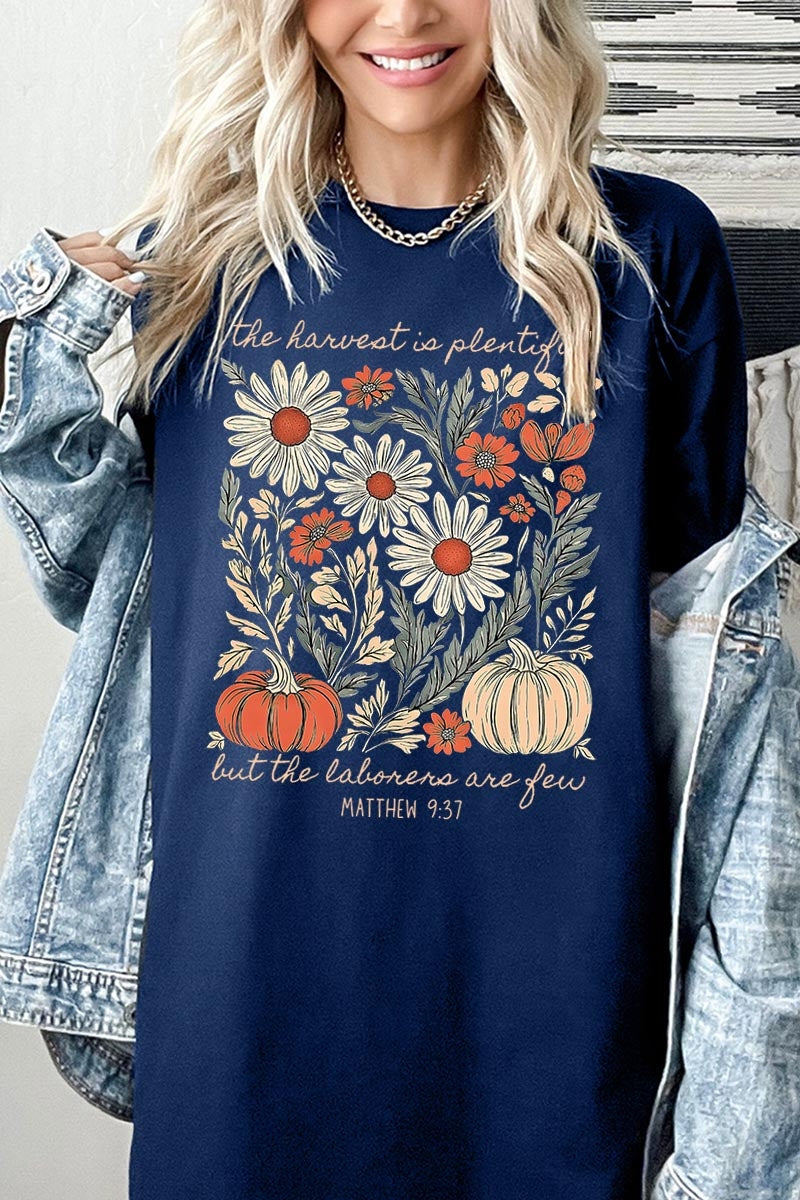 5000P-E3173 Faith Harvest Graphic Plus Heavy Cotton Tee $12.75