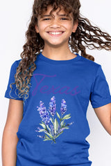US3001Y-E3060Z Texas Bluebonnet Kids Graphic Tee $11