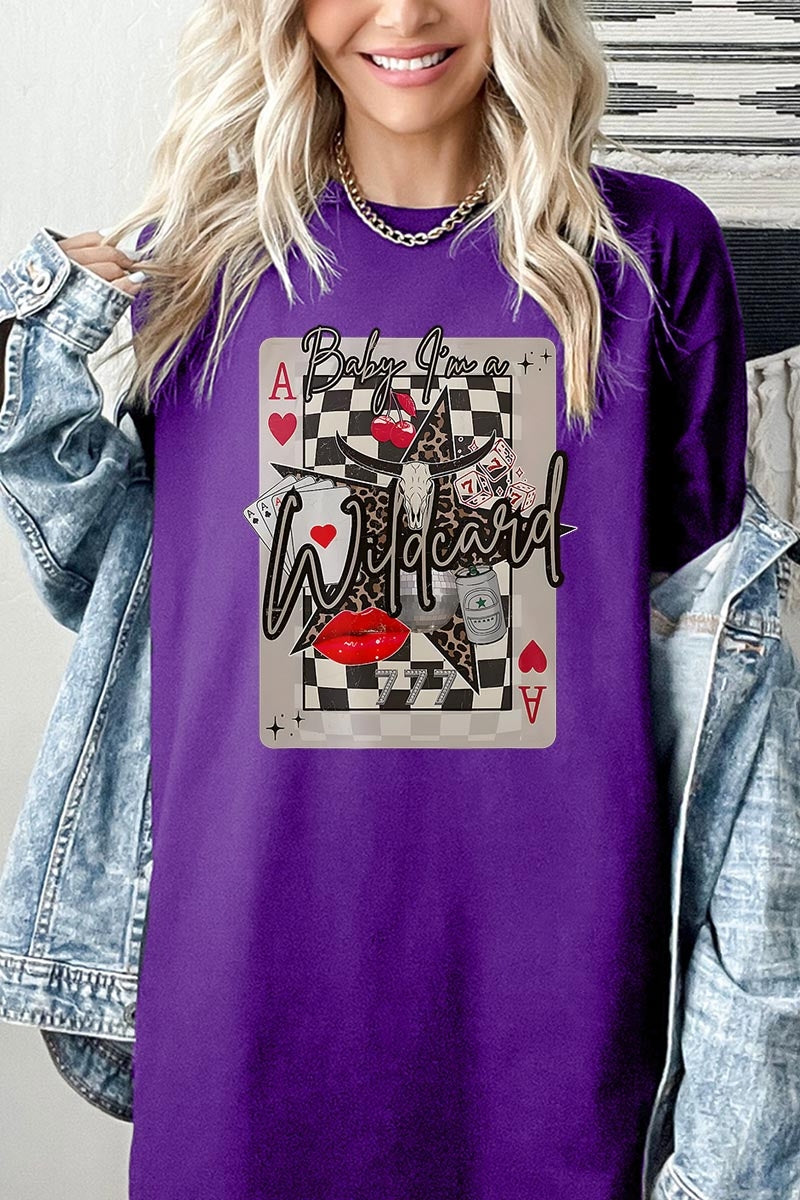 5000-E3099 Retro Wildcard Graphic Heavy Cotton Tee $9