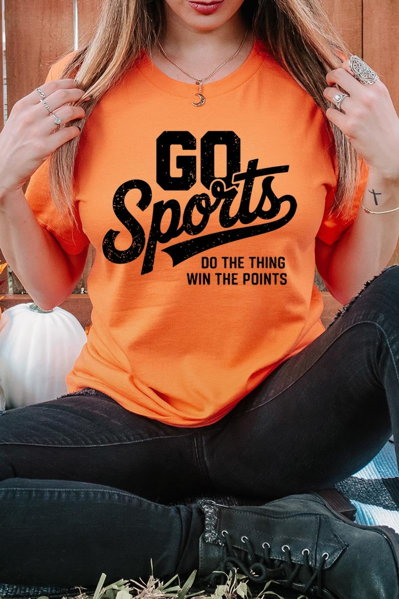 US3001-E3103 Go Sports Graphic Tee $12.5
