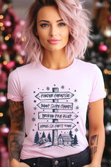 US3001-E3189 Ski Lodge Signs Graphic Tee $12.5