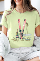 US3001-E3187 Apres Ski Club Graphic Tee $12.5