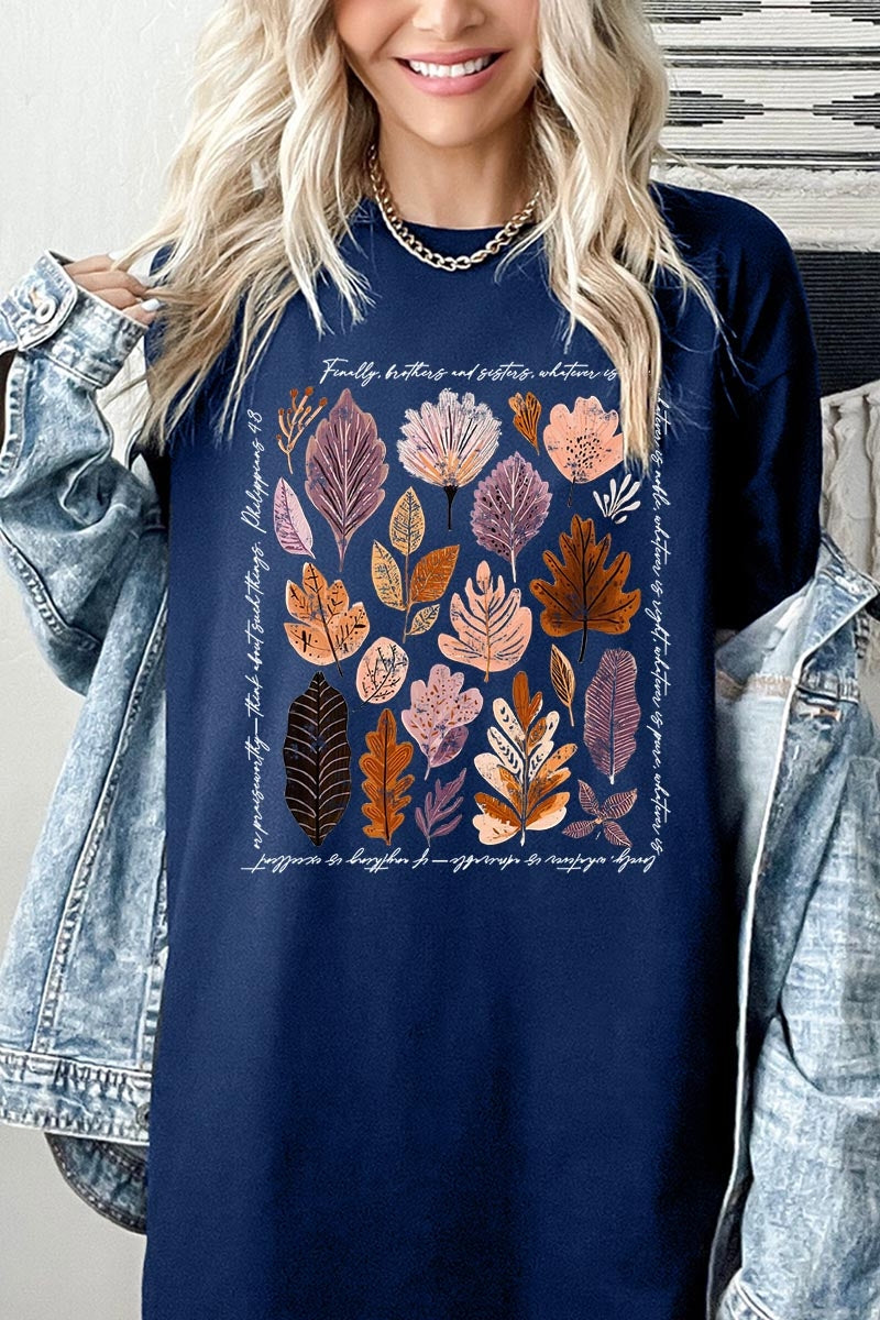 5000P-E3147 Christian Fall Graphic Plus Heavy Cotton Tee $12.75