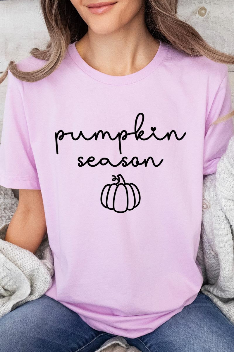 US3001P-E3152 Pumpkin Season Graphic Plus Tee $16