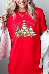 5000P-E3185 Howdy Christmas Graphic Plus Heavy Cotton Tee $12.75