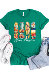 US3001-E3061NM New Mexico State Brushstroke Graphic Tee $12.5