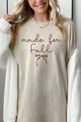 5000-E3151 Made For Fall Graphic Heavy Cotton Tee $9