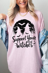 5000-E3161 Local Witches Halloween Graphic Heavy Cotton Tee $9