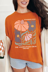 5000P-E3067 Consider the Wildflowers Graphic Plus Tee $12.75