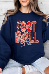 UL180P-E3053 Brushstroke Football Graphic Plus Sweatshirt $25