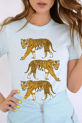 US3001-E3104 Retro Tigers Graphic Tee $12.5