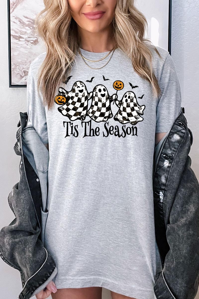 US3001P-E3124 Retro Ghosts Graphic Plus Tee $16