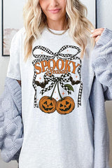 5000-E3085 Pumpkin Cherries Graphic Heavy Cotton Tee $9