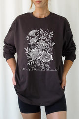 UL240-E3155 Neutral Thanksgiving Graphic Long Sleeve Tee $13.75