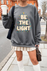 UL180-E3202 Be the Light Christmas Graphic Sweatshirt $20