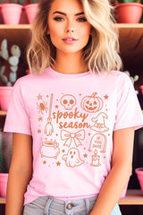 US3001-E3141 Halloween Doodle Graphic Tee $12.5