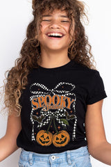 US3001Y-E3085Z Pumpkin Cherries Kids Graphic Tee $11