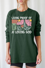 UL240P-E3066 Living Proof of a Loving God Plus Long Sleeve Tee $17