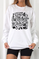 UL240P-E3139 In a World of Witches Graphic Plus Long Sleeve Tee $17