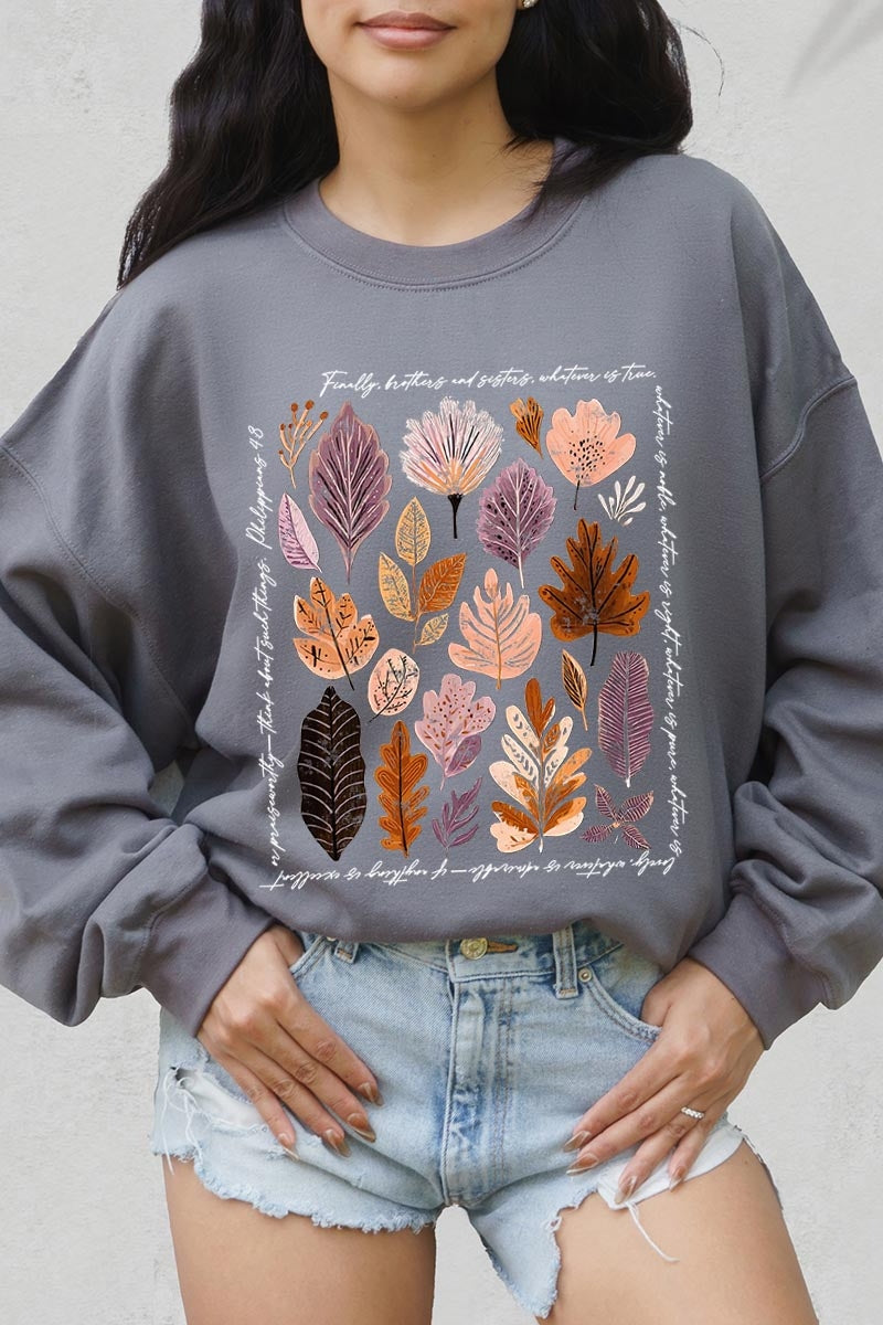 UL180-E3147 Christian Fall Graphic Sweatshirt $20