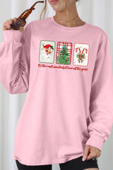 UL240P-E3201 Most Wonderful Time Graphic Plus Long Sleeve Tee $17