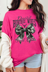 5000-E3193 Huntersu2019 Wives Social Club Graphic Heavy Cotton Tee $9