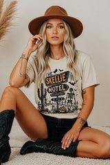 5000P-E3108 Skellie Motel Halloween Plus Heavy Cotton Tee $12.75