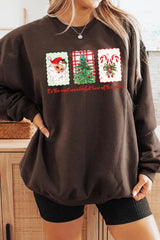 UL180-E3201 Most Wonderful Time Graphic Sweatshirt $20