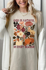 5000P-E3171 Faithful In Every Season Graphic Plus Heavy Cotton Tee $12.75