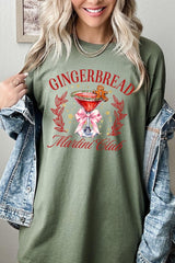 5000P-E3216 Gingerbread Martini Club Graphic Plus Heavy Cotton Tee $12.75