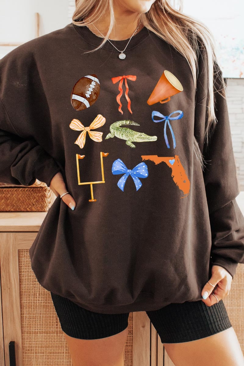 UL180-E3078 Florida Football Graphic Sweatshirt $20
