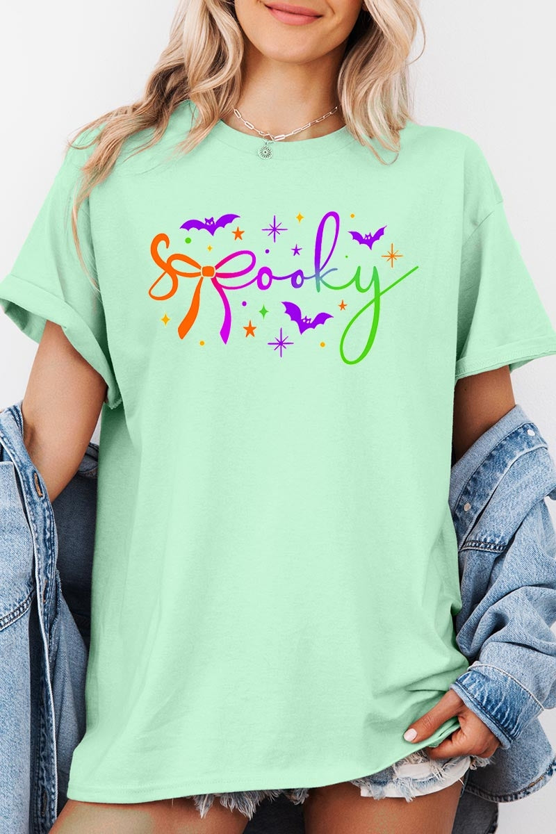 5000-E3109 Spooky Halloween Graphic Heavy Cotton Tee $9