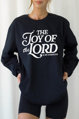 UL240P-E3179 Joy of the Lord Graphic Plus Long Sleeve Tee $17