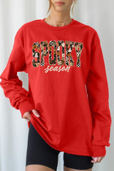 UL240P-E3105 Spooky Season Halloween Plus Long Sleeve Tee $17