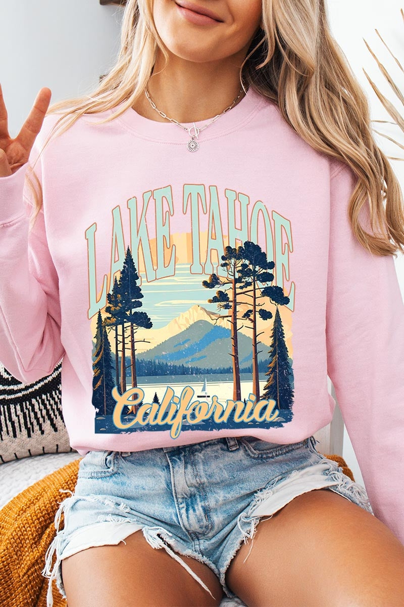 UL180P-E3059 Lake Tahoe Graphic Plus Sweatshirt $25