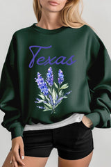 UL180P-E3060 Texas Bluebonnet Graphic Plus Sweatshirt $25