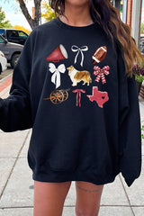 UL180-E3079 Texas Football Graphic Sweatshirt $20
