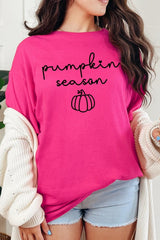 5000-E3152 Pumpkin Season Graphic Heavy Cotton Tee $9