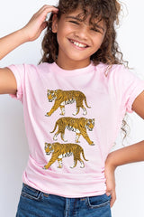 US3001Y-E3104Z Retro Tigers Kids Graphic Tee $11