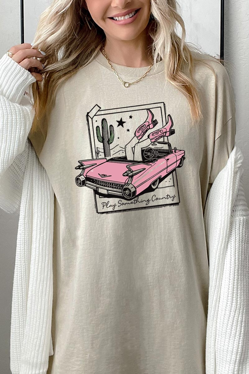 5000P-E3098 Play Something Country Plus Heavy Cotton Tee $12.75