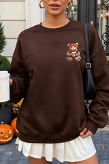 UL180-E3175 Christmas bear Graphic Sweatshirt $20