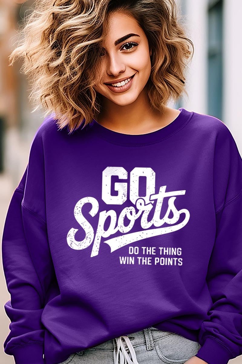 UL180P-E3103 Go Sports Graphic Plus Sweatshirt $25