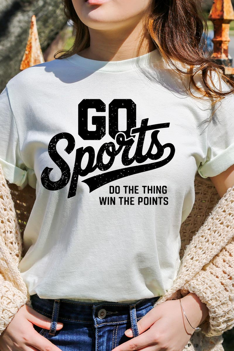 US3001-E3103 Go Sports Graphic Tee $12.5