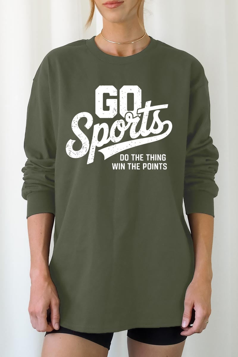 UL240P-E3103 Go Sports Graphic Plus Long Sleeve Tee $17