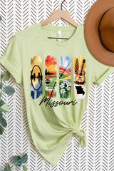 US3001P-E3061MO Missouri State Brushstroke Graphic Plus Tee $16
