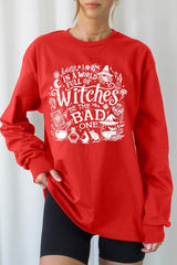 UL240P-E3139 In a World of Witches Graphic Plus Long Sleeve Tee $17