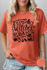 5000-E3139 In a World of Witches Graphic Heavy Cotton Tee $9