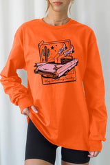 UL240-E3098 Play Something Country Graphic Long Sleeve Tee $13.75